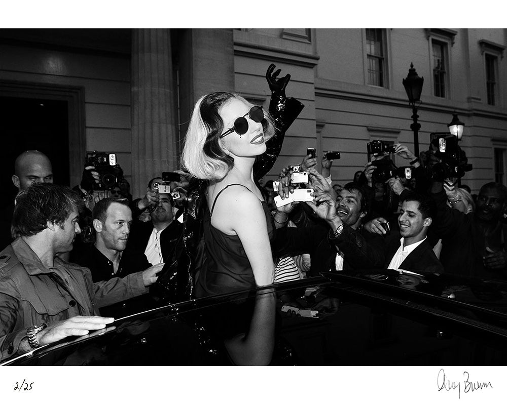 Lady Gaga in London, May 2011 by Greg Brennan – Limited Edition Print.