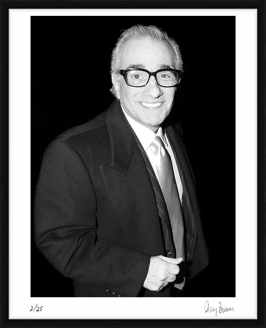 Martin Scorcese in London, 2004 - Limited Edition Print by Greg Brennan – Limited Edition Print.
