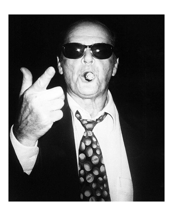Jack Nicholson outside Stringfellows, London, 2001
