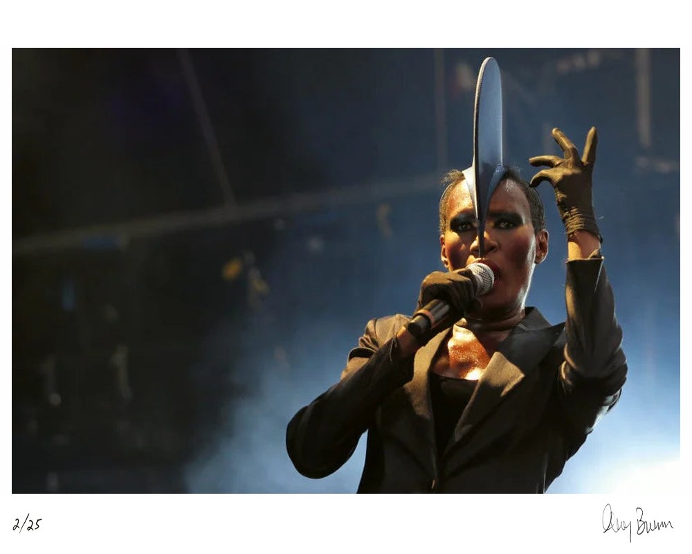 Grace Jones at The Wireless Festival, Hyde Park, 2011 – Limited Edition by Greg Brennan – Limited Edition Print.
