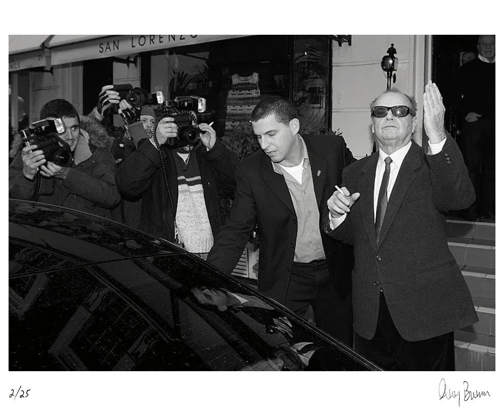 Jack Nicholson, The Wolseley I, 2008 by Greg Brennan – Limited Edition Print.