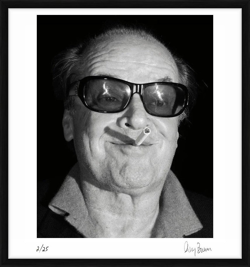 Jack Nicholson, The Wolseley II, 2008 – Limited Edition Print by Greg Brennan – Limited Edition Print.