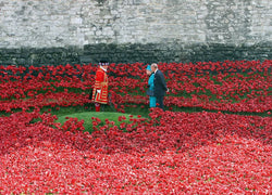 Queen Elizabeth II and Prince Philip, Duke of Edinburgh, Tower of London, 2014 - Limited Edition Print by Greg Brennan – Limited Edition Print.
