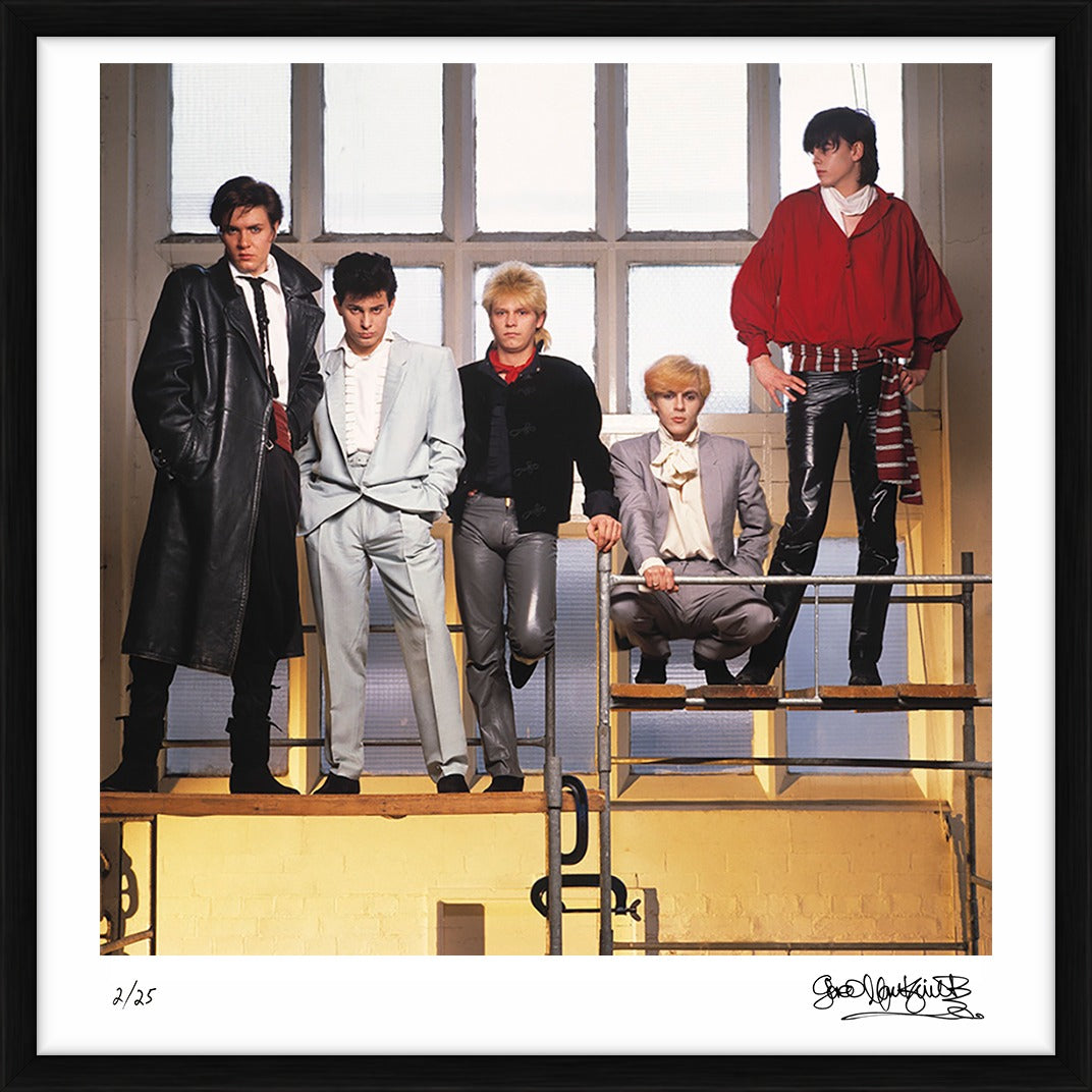 English new wave band Duran Duran photographed in London, 1981 by Gered Mankowitz – Limited Edition Print.