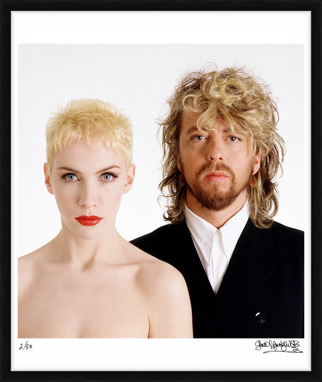 Eurythmics in Paris, 1986 by Gered Mankowitz – Limited Edition Print.