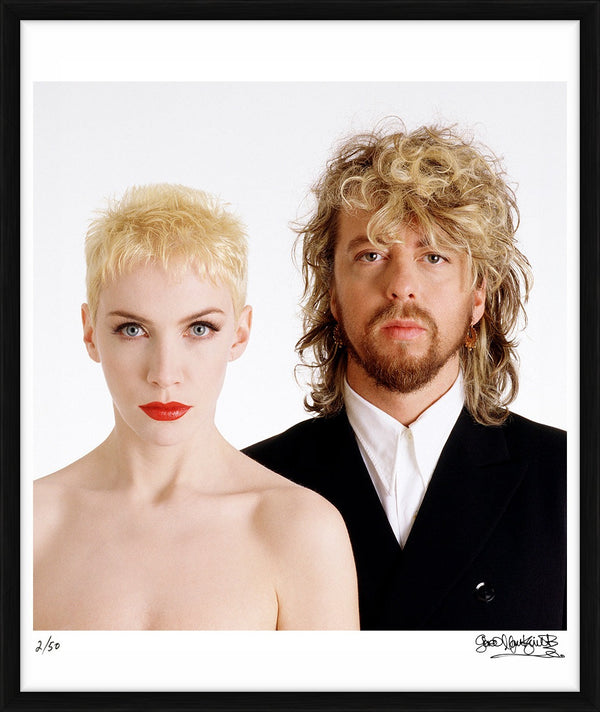 Eurythmics in Paris, 1986 — Limited Edition Print, framed - Gered Mankowitz
