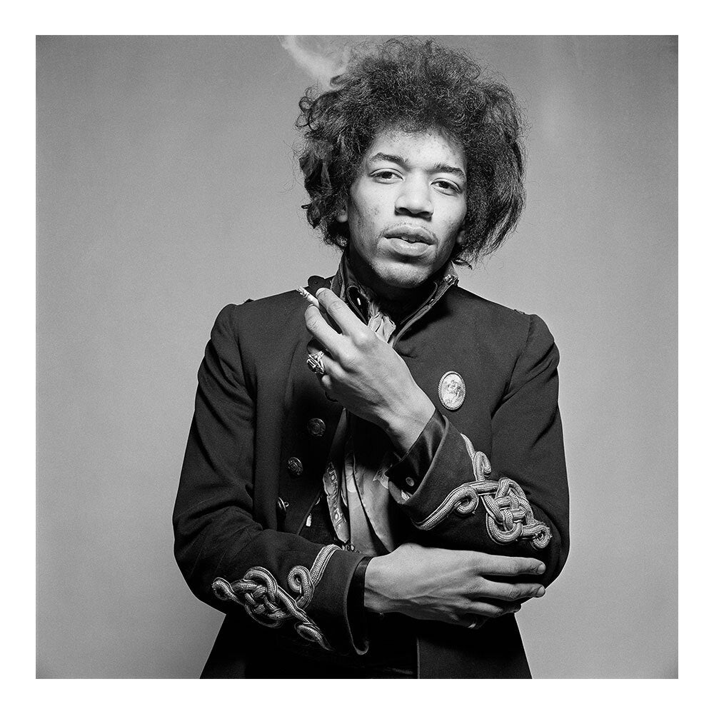 Jimi Hendrix poses with a cigarette, 1967 by Gered Mankowitz – Limited Edition Print.