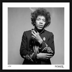 Jimi Hendrix poses with a cigarette, 1967 – Limited Edition Print by Gered Mankowitz – Limited Edition Print.