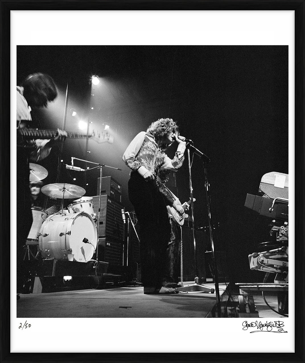 Led Zeppelin performing in London, 1969 by Gered Mankowitz – Limited Edition Print.