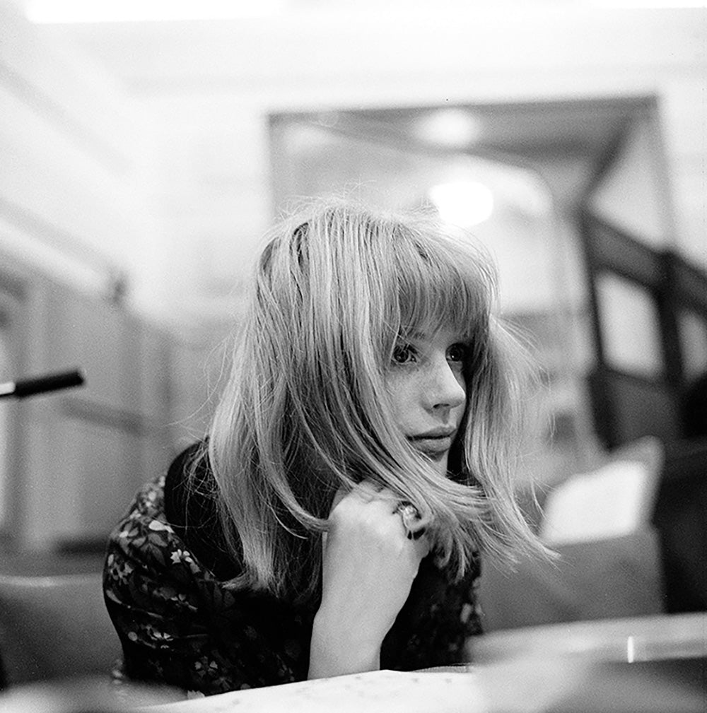Marianne Faithfull at Decca Studios in London, 1964 by Gered Mankowitz – Limited Edition Print.