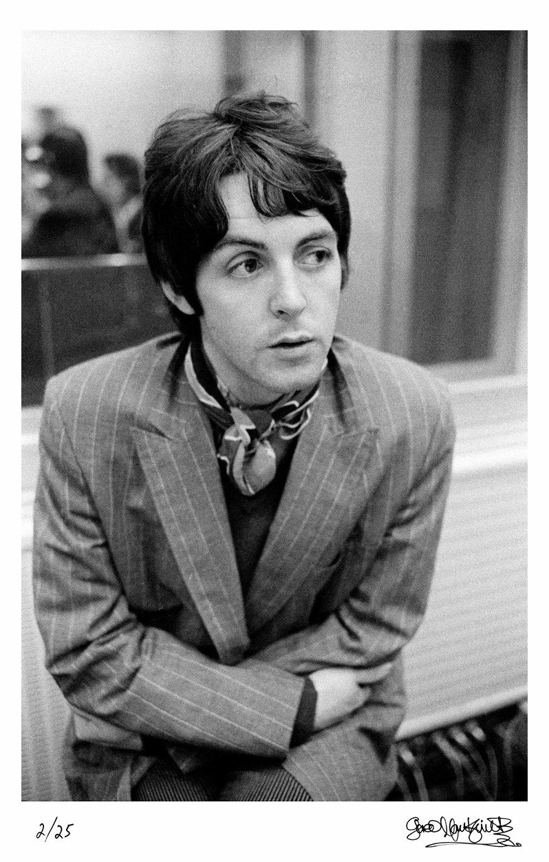 Paul McCartney at Decca Studios, London, 1967 by Gered Mankowitz – Limited Edition Print.