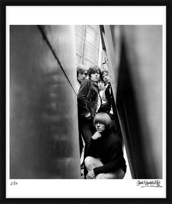 The Rolling Stones for Out of Our Heads, 1965 — Limited Edition Print, framed - Gered Mankowitz