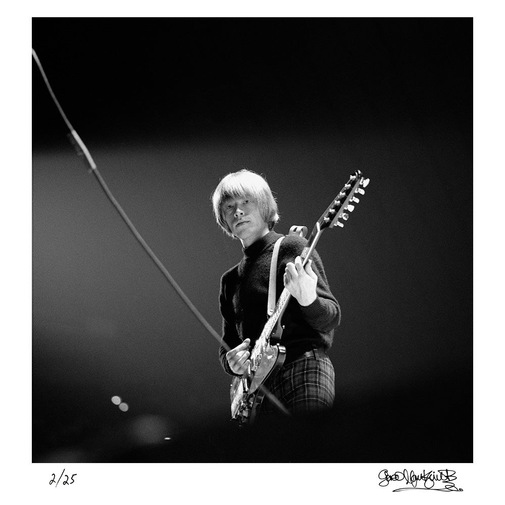 Brian Jones performing with the Rolling Stones in the USA, 1965 - Limited Edtion Print by Gered Mankowitz – Limited Edition Print.