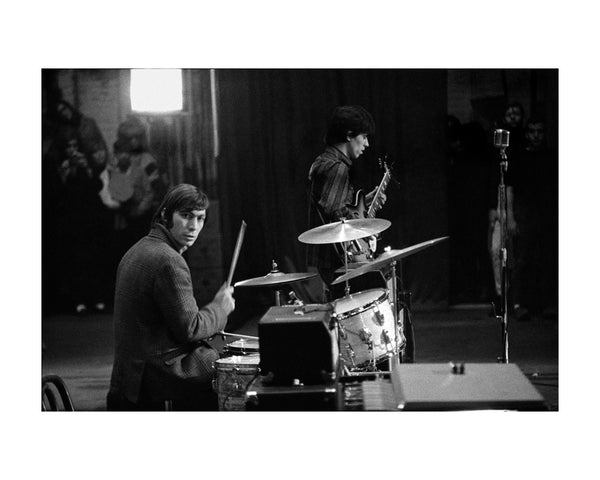 Charlie Watts on stage in the USA, 1965 — Limited Edition Print