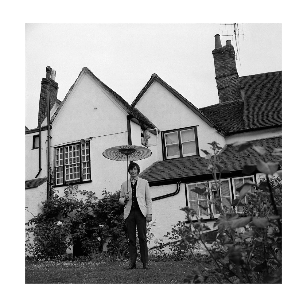 Charlie Watts photographed at home, 1966 — Limited Edition Print