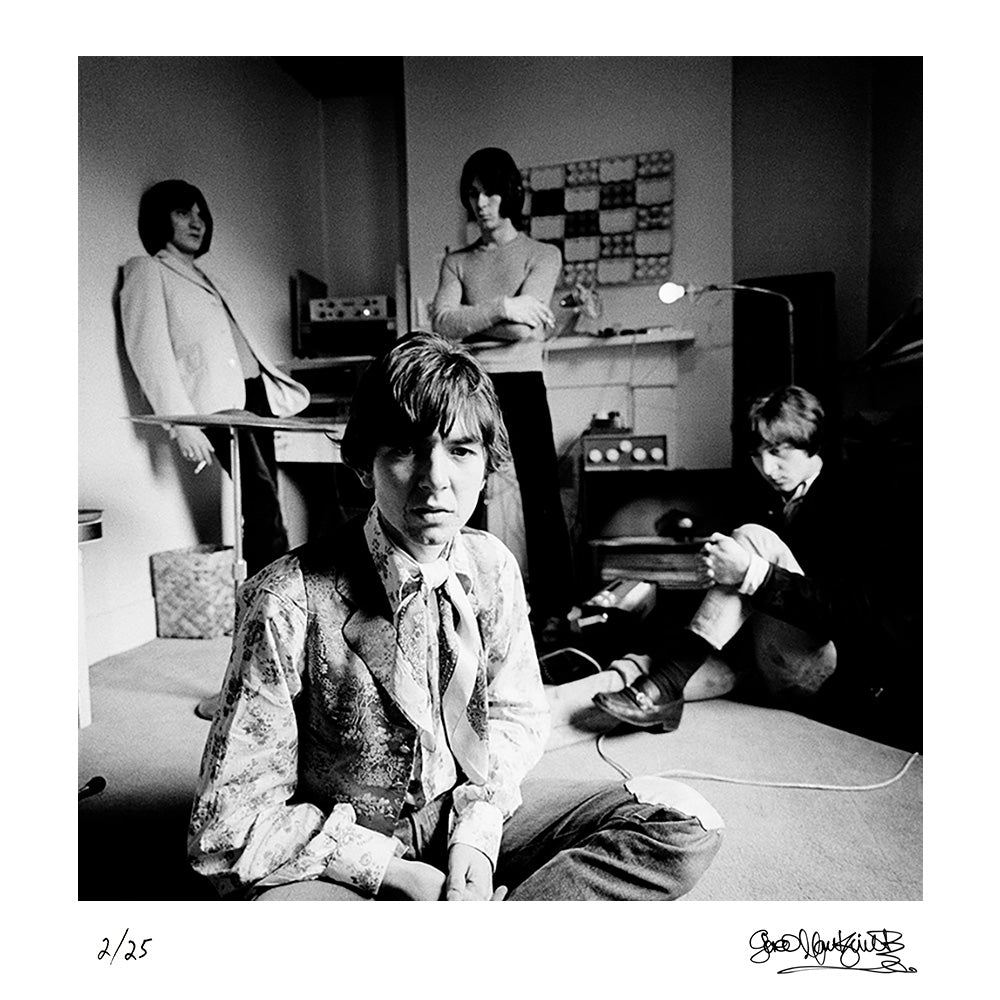 British group Small Faces photographed at Ronnie Lane's house in London, 1968 by Gered Mankowitz – Limited Edition Print.