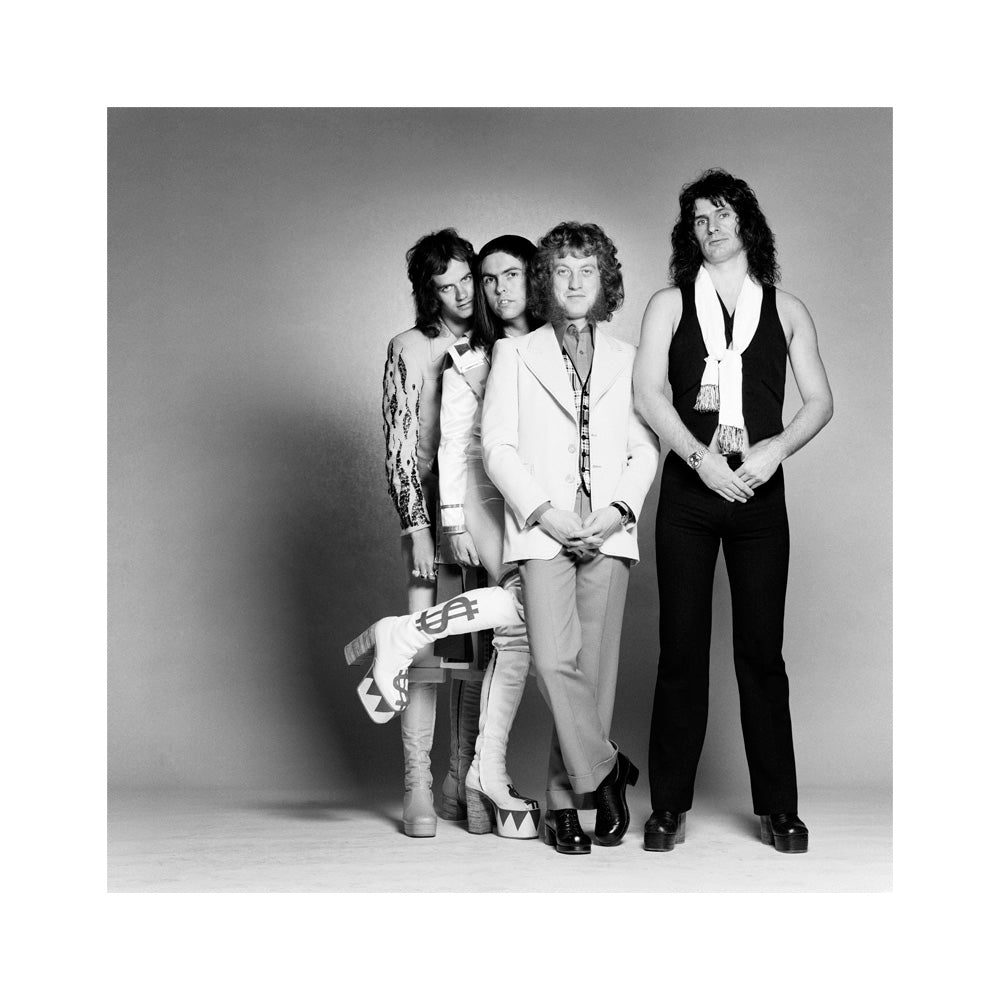 English rock band Slade photographed in London, 1975 – Limited Edition Print by Gered Mankowitz – Limited Edition Print.