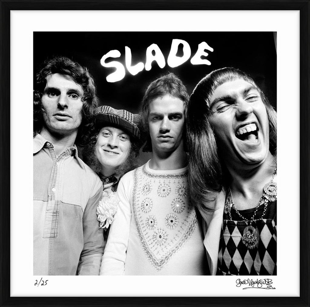 English rock band Slade photographed in London, 1973 – Limited Edition Print by Gered Mankowitz – Limited Edition Print.