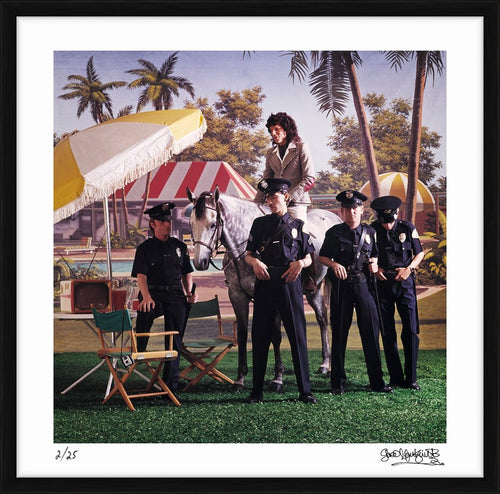 American Band Sparks for their album "Indiscreet" in Hollywood, 1975 — Limited Edition Print, framed - Gered Mankowitz