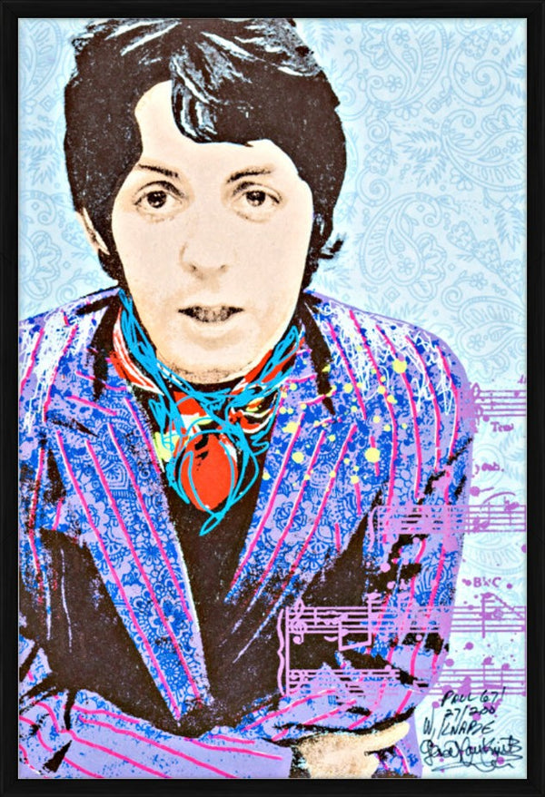 Paul McCartney from the Knabe & Mankowitz collaboration, 1967 — Limited Edition Print, framed - Gered Mankowitz