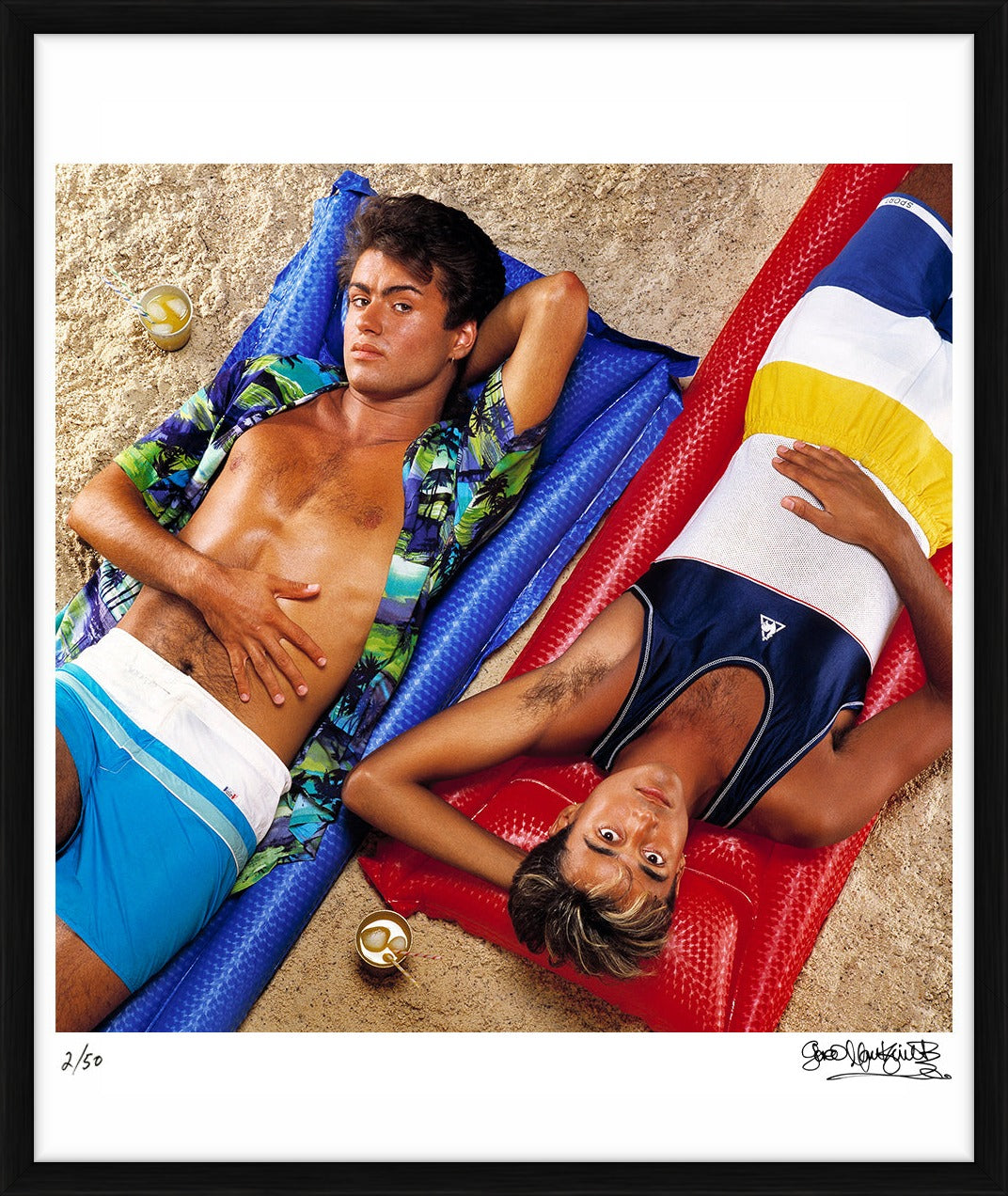 Wham! in London, 1983 by Gered Mankowitz – Limited Edition Print.