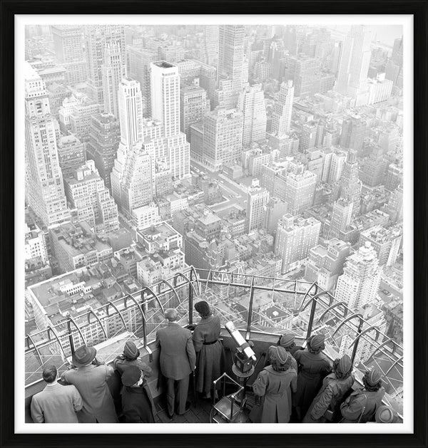 View from The Empire State Building, 1950 — Limited Edition Print, framed - George Rodger