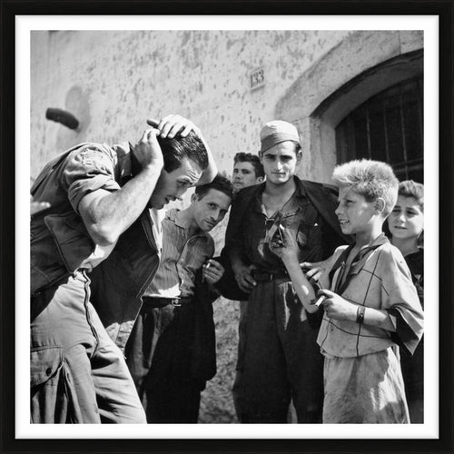 American GI in Italy, 1943 — Limited Edition Print, framed - George Rodger