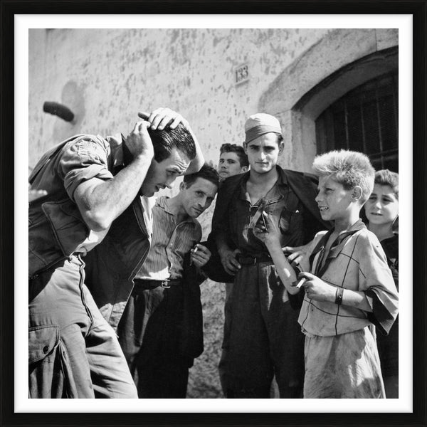 American GI in Italy, 1943 — Limited Edition Print, framed - George Rodger