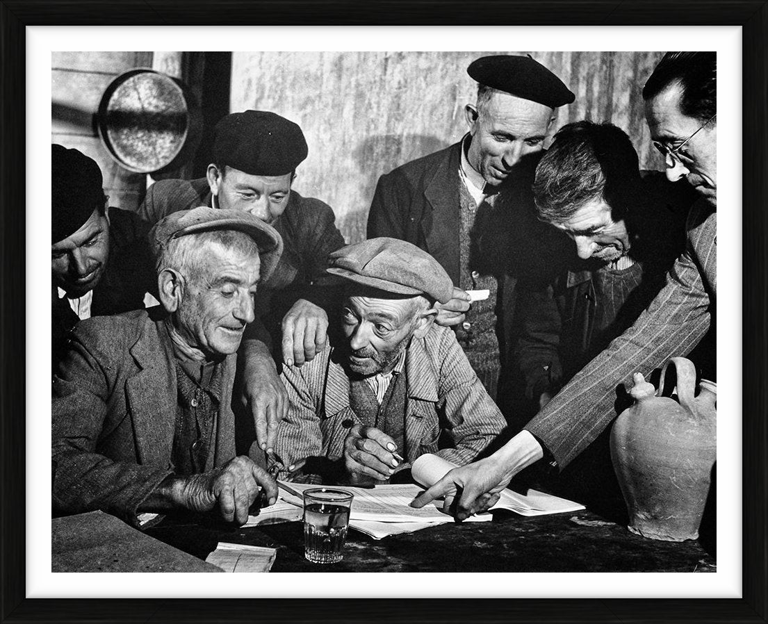 Winegrowers of Argenda by George Rodger – Limited Edition Print.