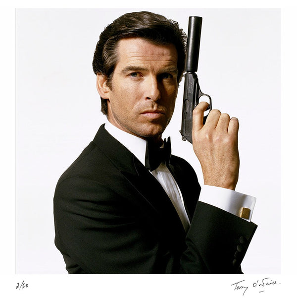 Pierce Brosnan as James Bond, 1995 — Signed Limited Edition Print - Terry O'Neill