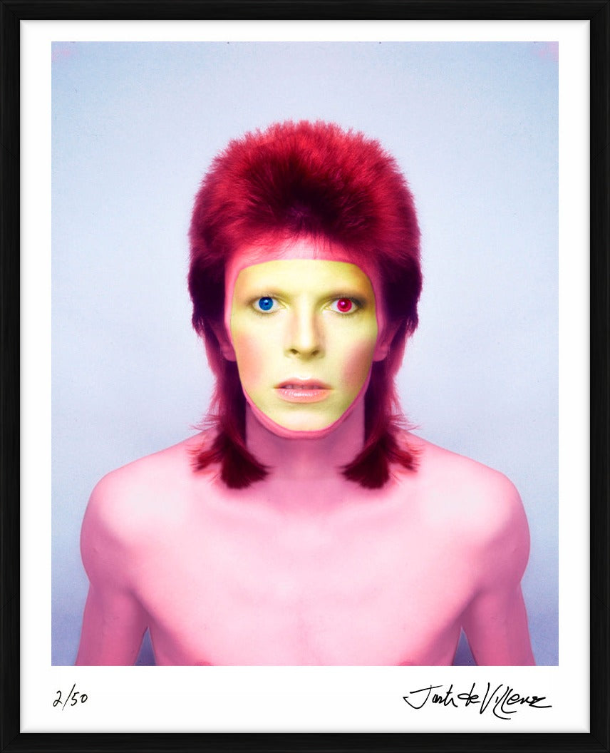 David Bowie Pin Ups portrait, 1973 - Limited Edition Print by Justin de Villeneuve – Limited Edition Print.