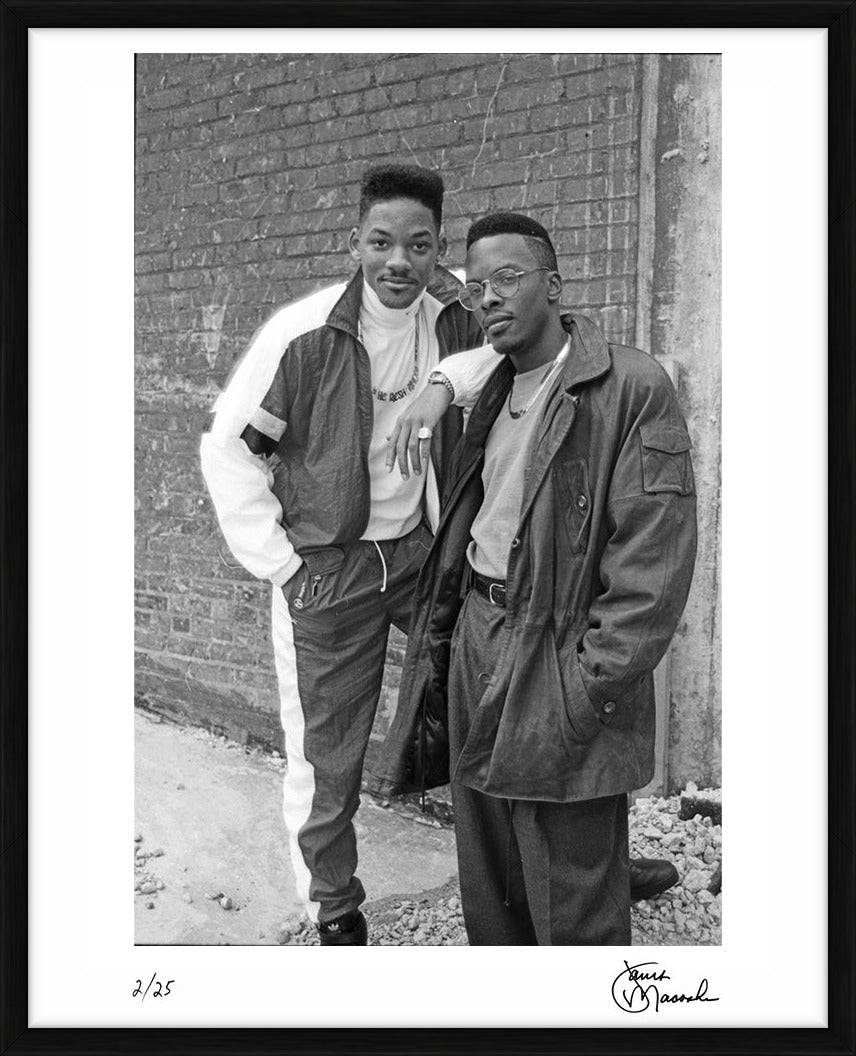 Jazzy Jeff & The Fresh Prince in Cleveland, 1989 - Limited Edition Print by Janet Macoska – Limited Edition Print.