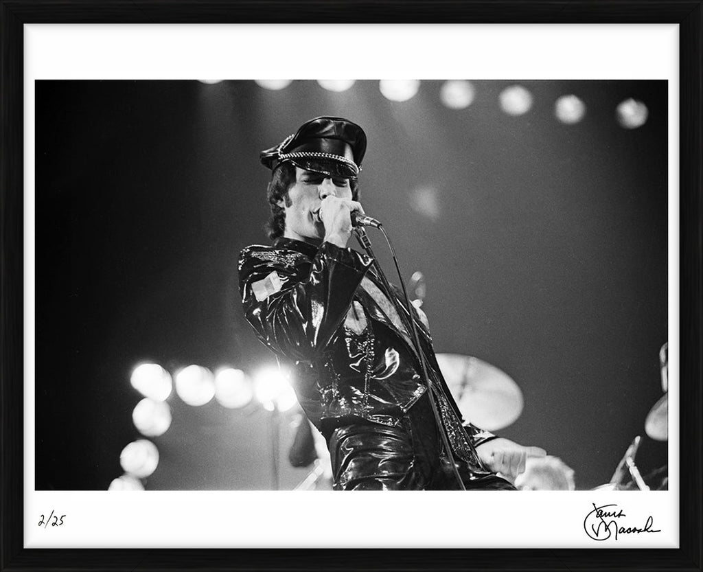 Freddie Mercury at Richfield Coliseum, 1978 - Limited Edition Print by Janet Macoska – Limited Edition Print.