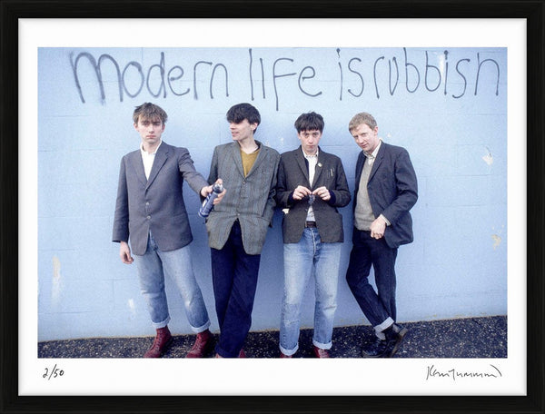 Blur, 1993 — Limited Edition Print, framed - Kevin Cummins