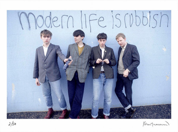 Blur, 1993 — Signed Limited Edition Print - Kevin Cummins