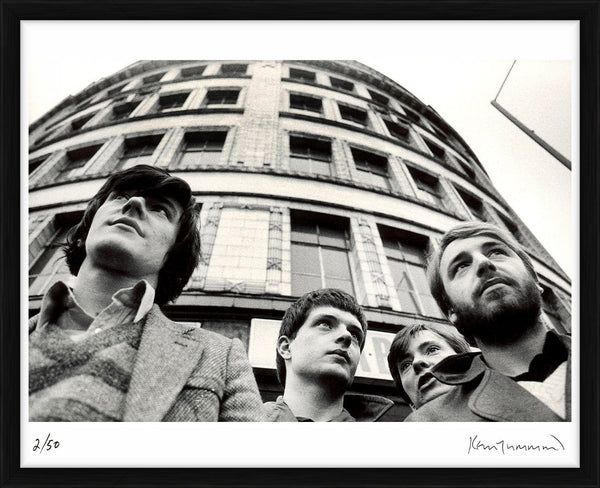 Joy Division in Manchester, 1979 — Limited Edition Print, framed - Kevin Cummins