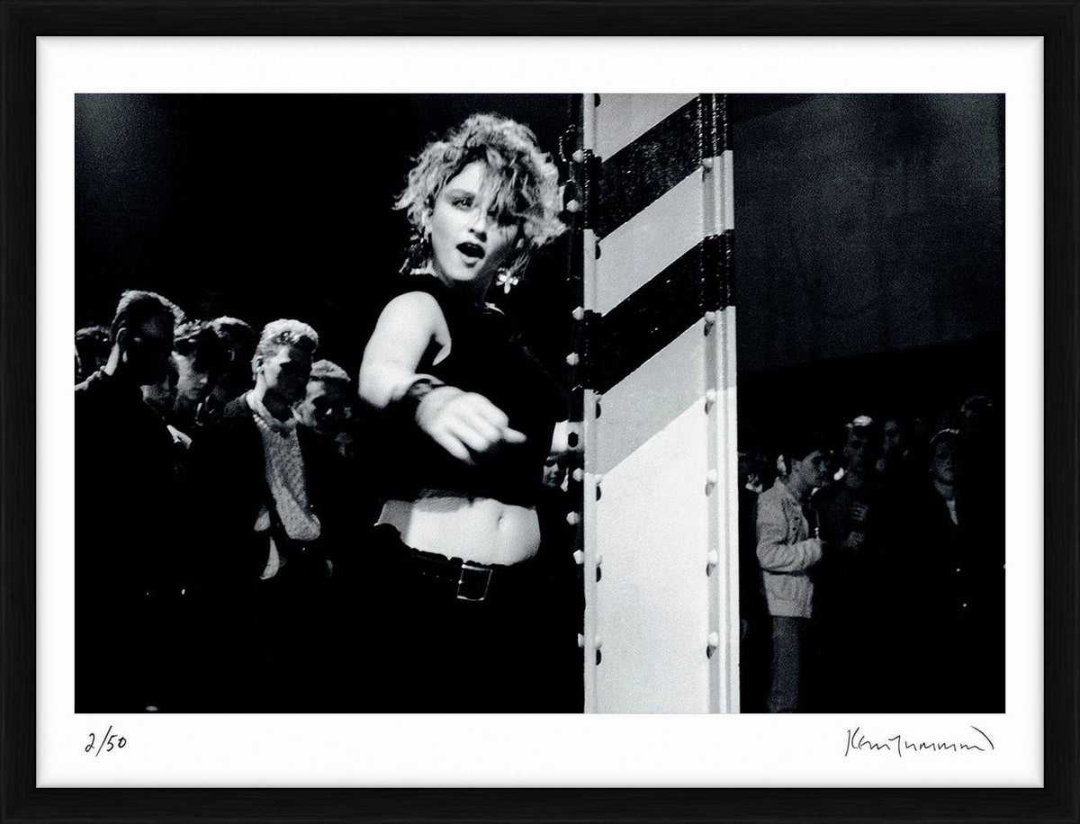 Madonna Performing at The Hacienda, 1984 by Kevin Cummins – Limited Edition Print.