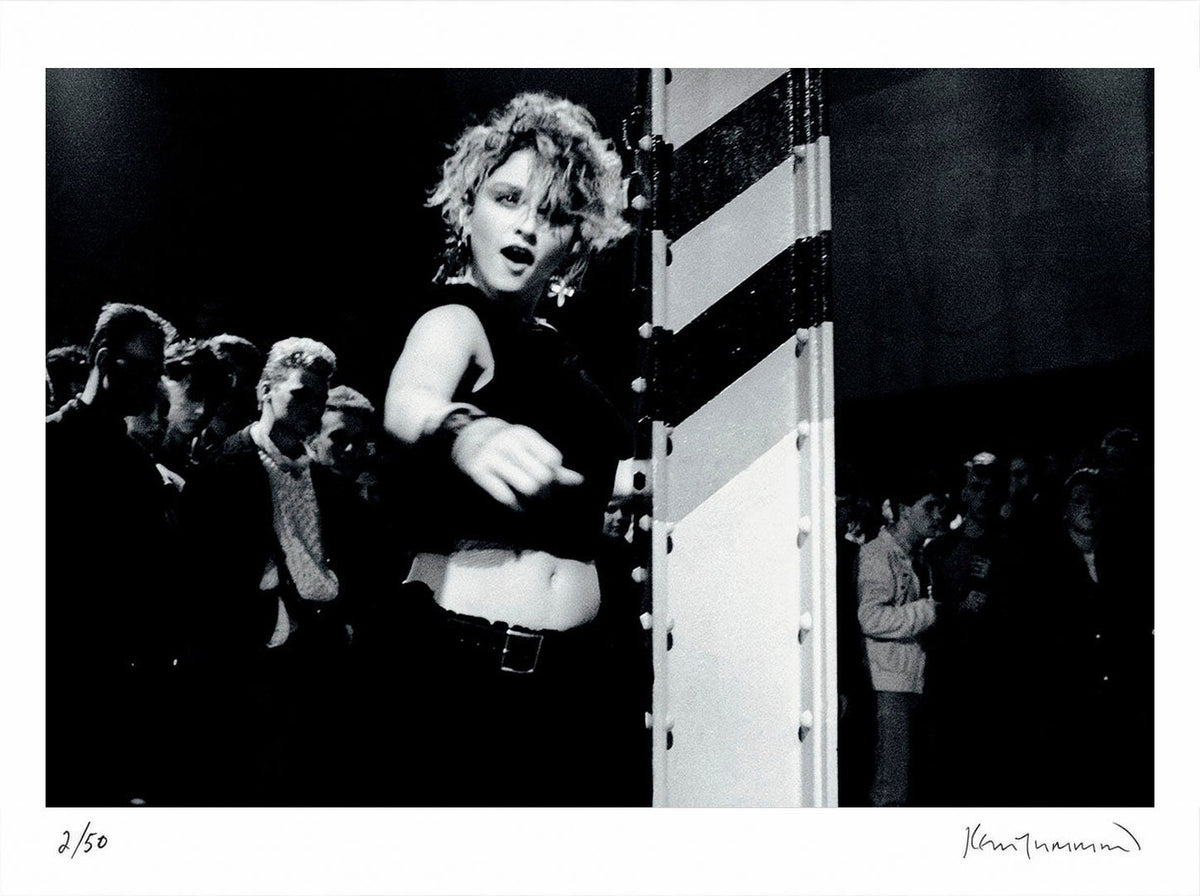 Madonna Performing at The Hacienda, 1984 by Kevin Cummins – Limited Edition Print.