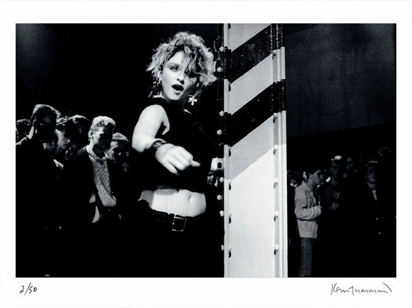 Madonna Performing at The Hacienda, 1984 — Signed Limited Edition Print - Kevin Cummins