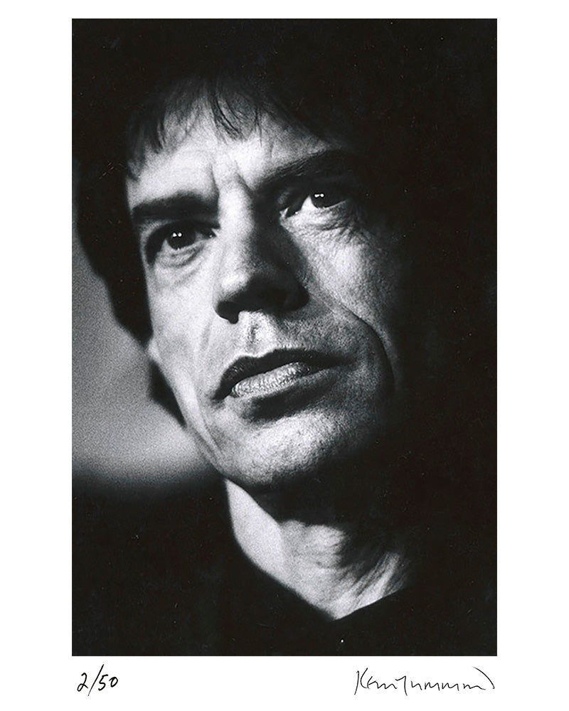 Mick Jagger, 1990 by Kevin Cummins – Limited Edition Print.