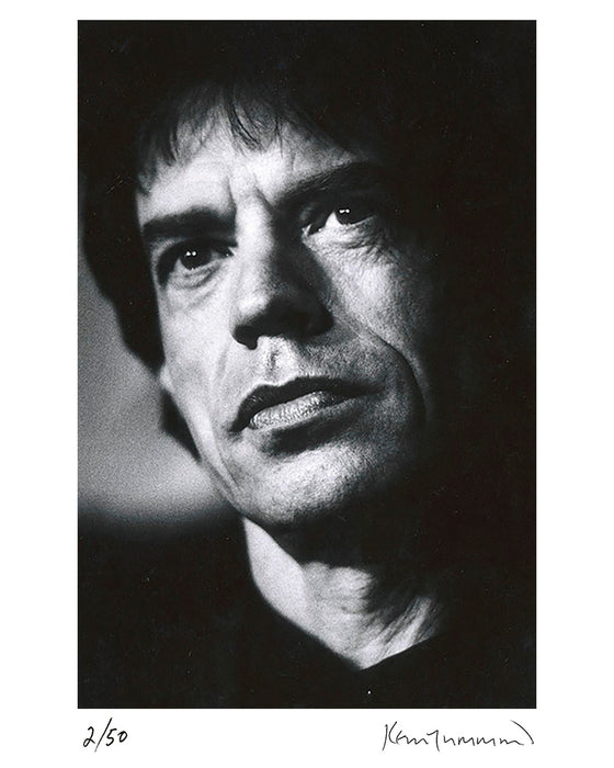 English rock singer Mick Jagger, lead vocalist of The Rolling Stones, photographed in March 1990 — Limited Edition Print