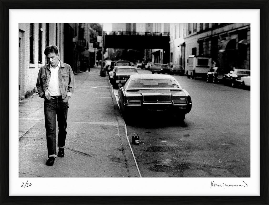 Bernard Sumner of rock band New Order, photographed in New York City, 1983 - Limited Edition Print by Kevin Cummins – Limited Edition Print.
