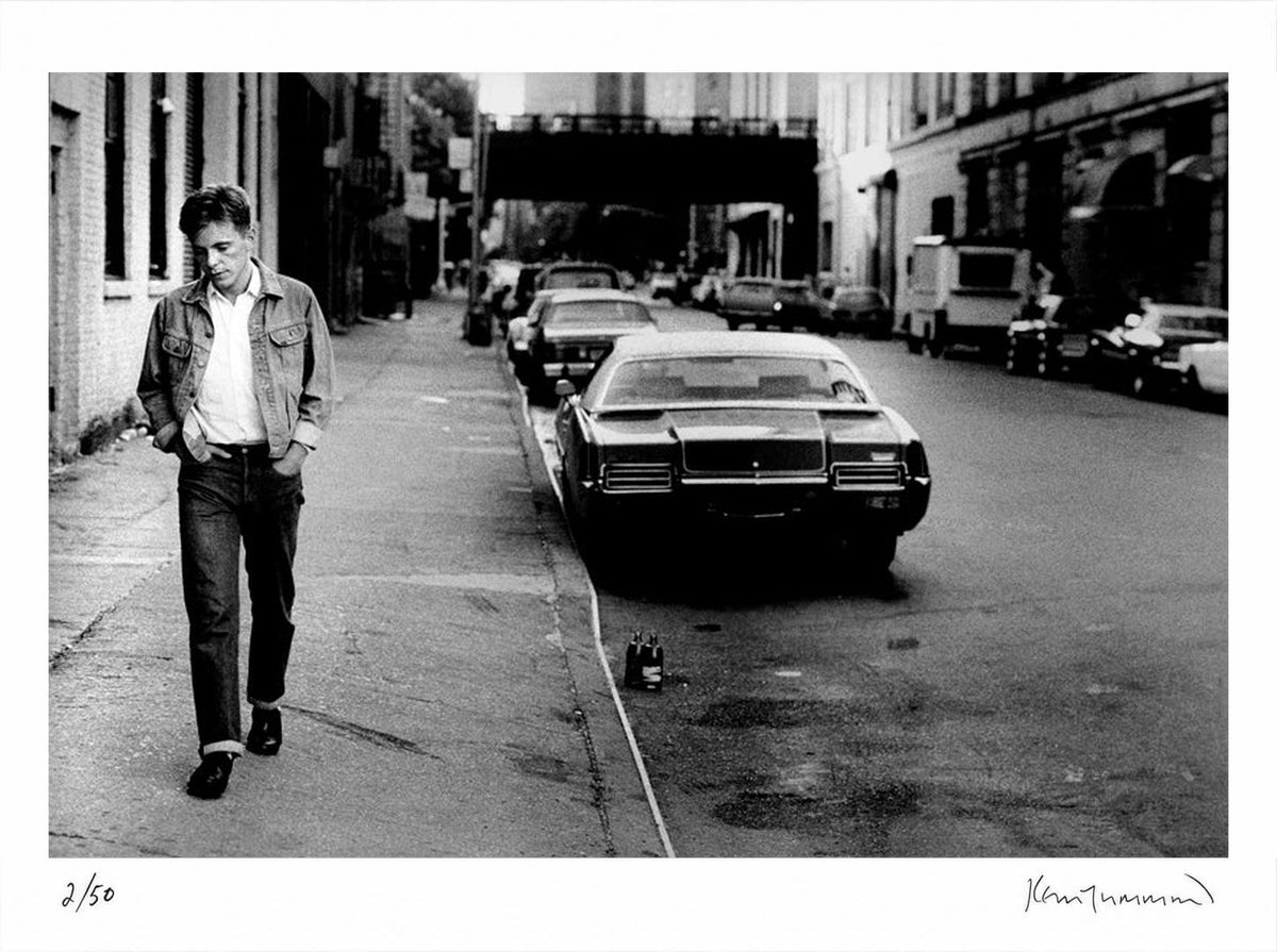 Bernard Sumner of rock band New Order, photographed in New York City, 1983 by Kevin Cummins – Limited Edition Print.