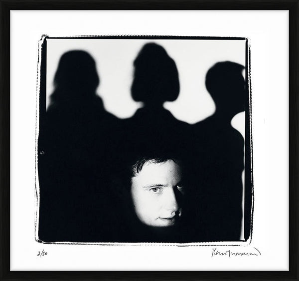 Stephen Morris of New Order, 1985 — Limited Edition Print, framed - Kevin Cummins