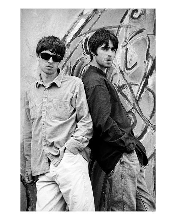 Noel and Liam Gallagher of rock band Oasis, 1994 — Limited Edition Print