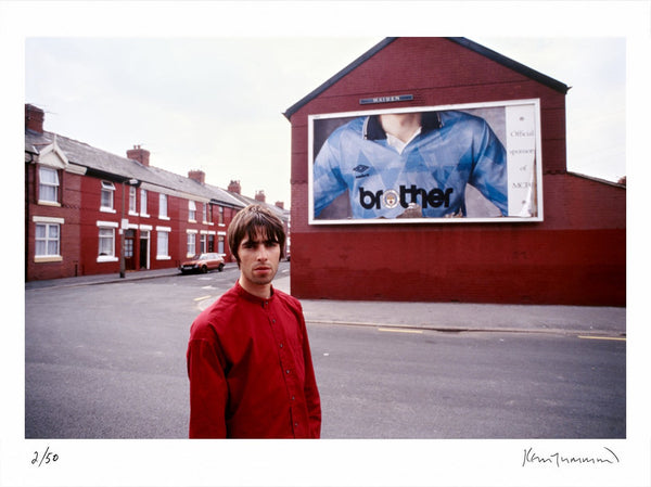 Liam Gallagher in Manchester, 1994 — Signed Limited Edition Print - Kevin Cummins