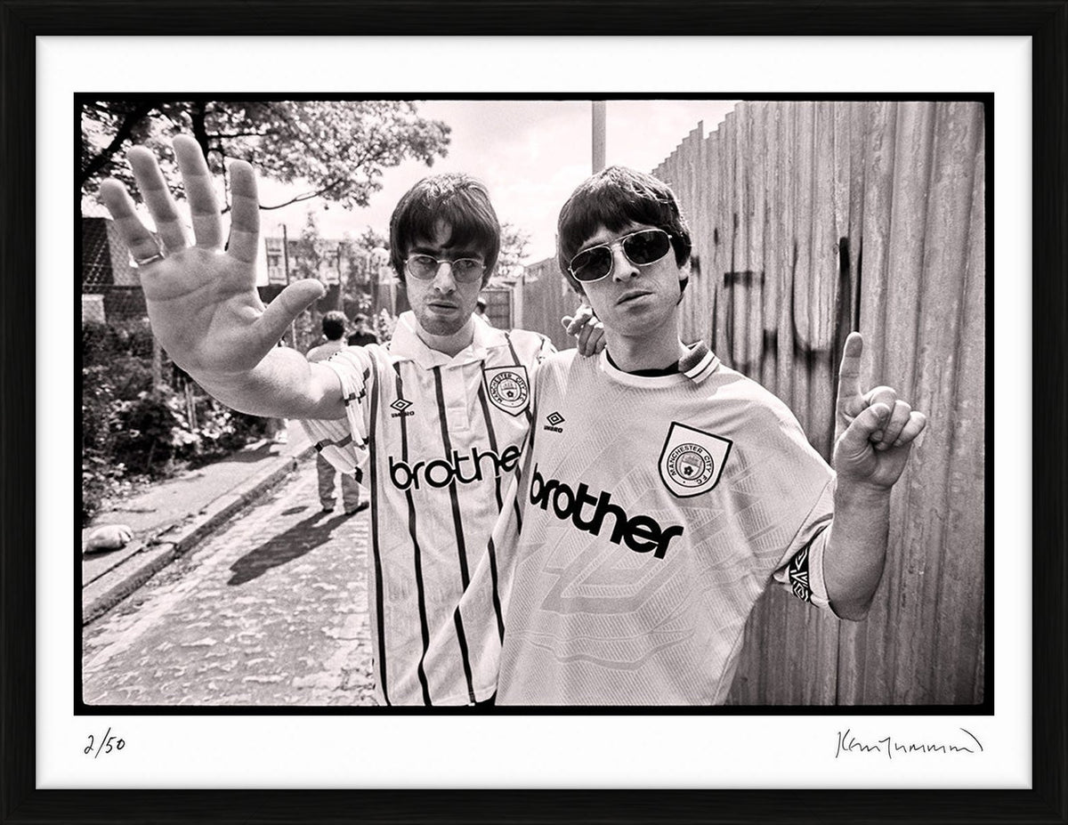Liam and Noel Gallagher of Oasis, London, 1994 by Kevin Cummins – Limited Edition Print.
