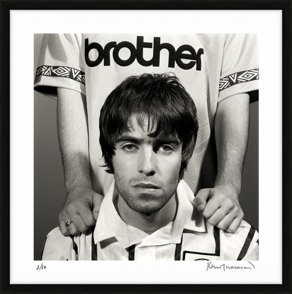 Liam Gallagher of Oasis, London, 1994 — Limited Edition Print, framed - Kevin Cummins