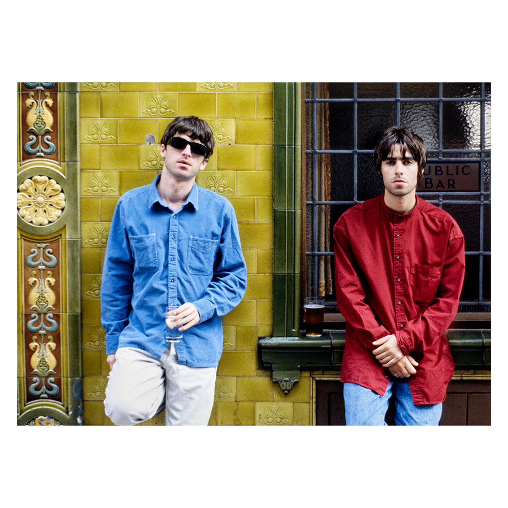 Liam and Noel Gallagher of Oasis, Manchester, 1994 by Kevin Cummins – Limited Edition Print.