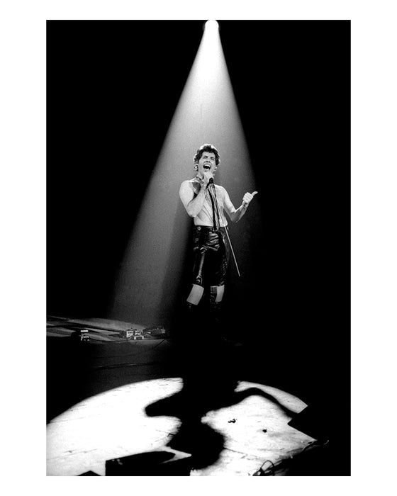 Freddie Mercury on stage at the Manchester Apollo, November 1979 — Limited Edition Print